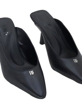 DKNY Netta High Pointed Pump Black 2.95" Heel Size 5.5M